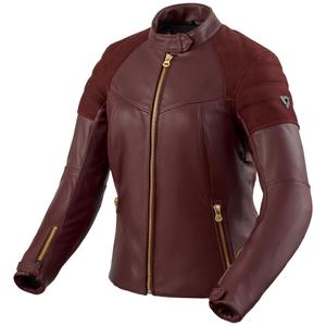 Revit London női motoros bőrkabát aubergine