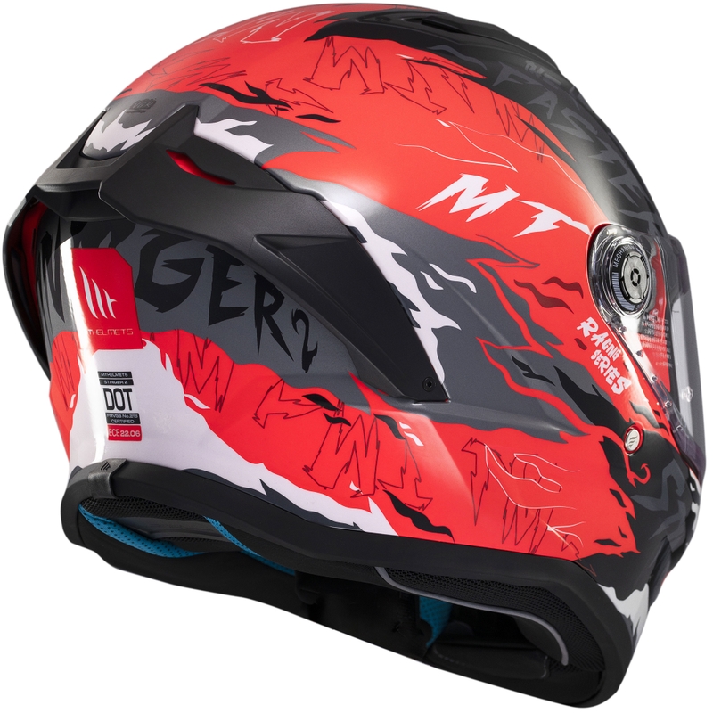 MT Stinger 2 Ardent zárt bukósisak fekete-piros