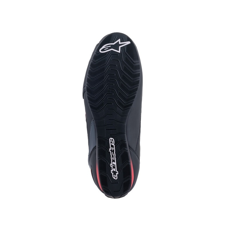 Alpinestars Faster 3 Rideknit motoros cipő fekete-piros-fluo sárga-szürke