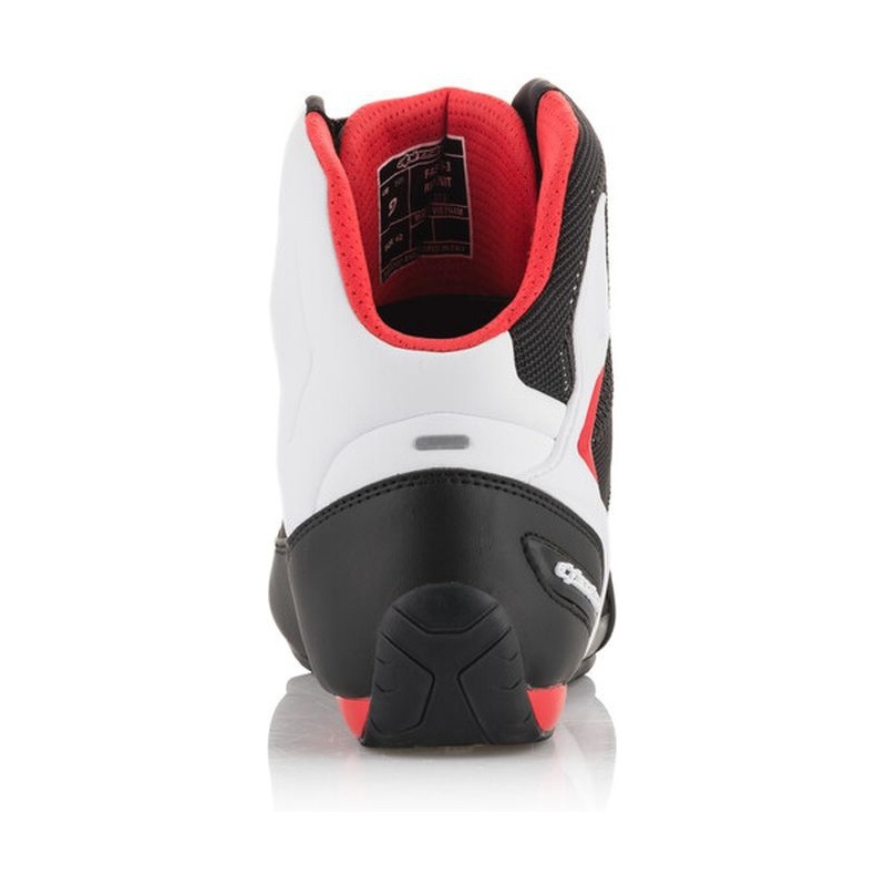 Alpinestars Faster 3 Rideknit motoros cipő fekete-fehér-piros
