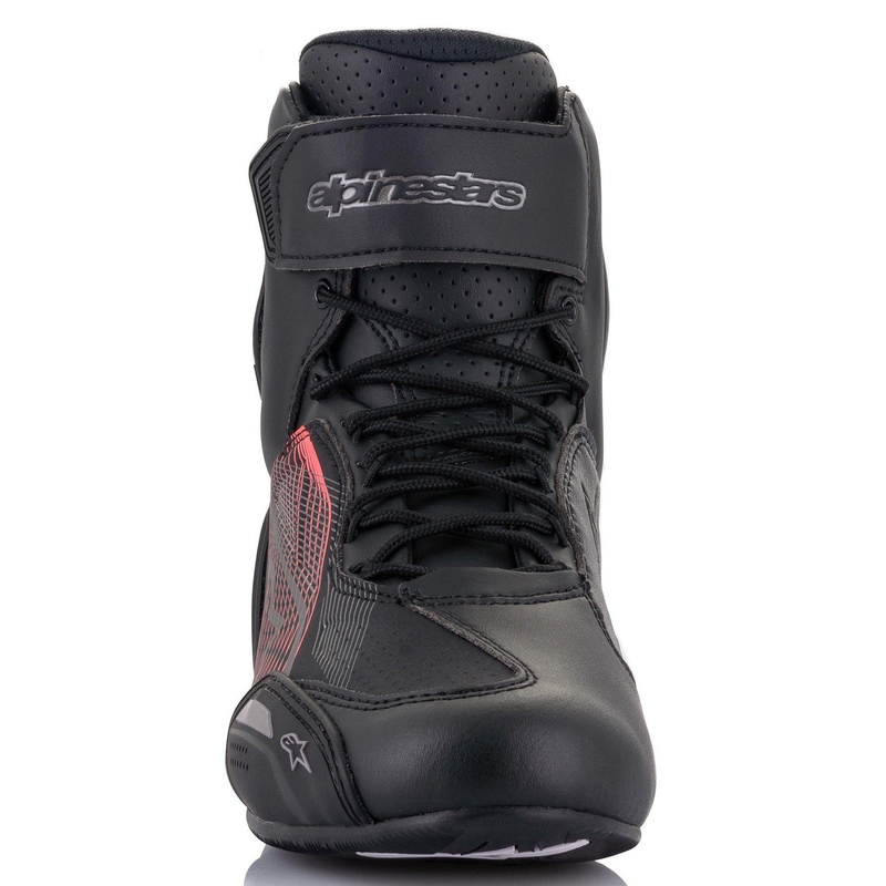 Alpinestars Stella Faster 3 női motoros cipő fekete-ezüst-rózsaszín