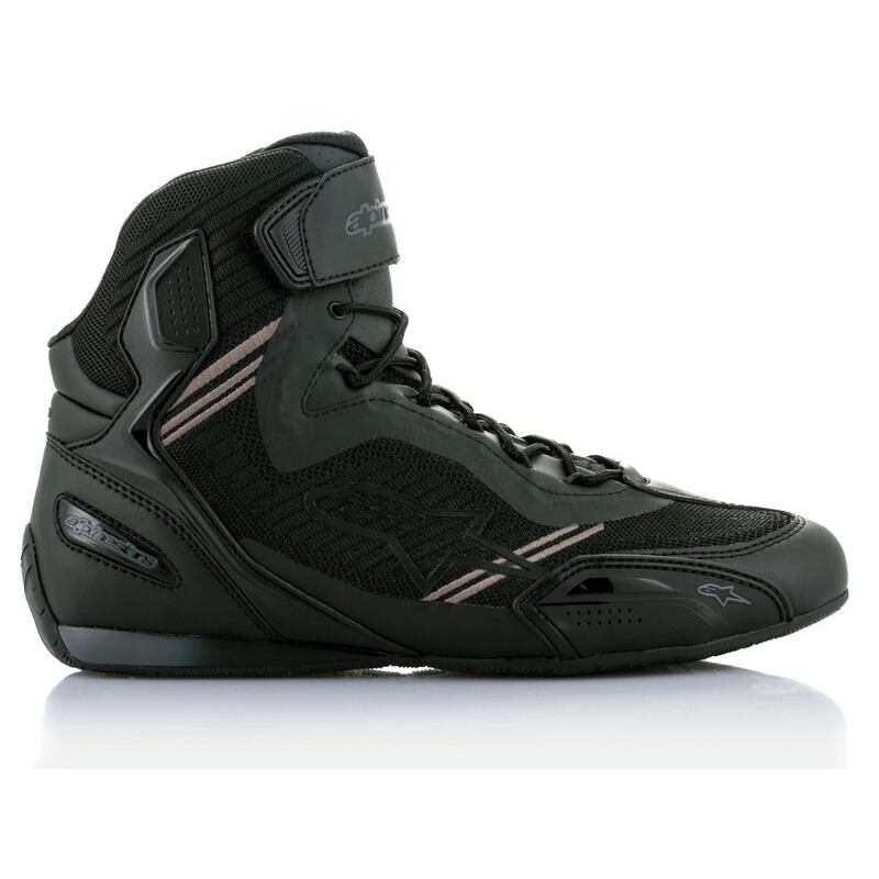 Alpinestars Faster 3 Rideknit motoros cipő fekete-fekete