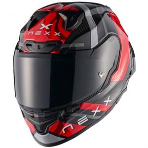 Nexx X.R3R Swirl zárt motoros bukósisak piros
