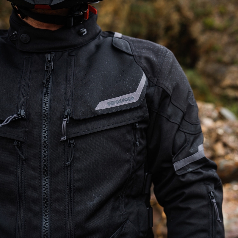 Oxford Advanced Rockland Dry2Dry motoros kabát fekete