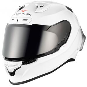 Nexx X.R3R Plain zárt motoros bukósisak fehér