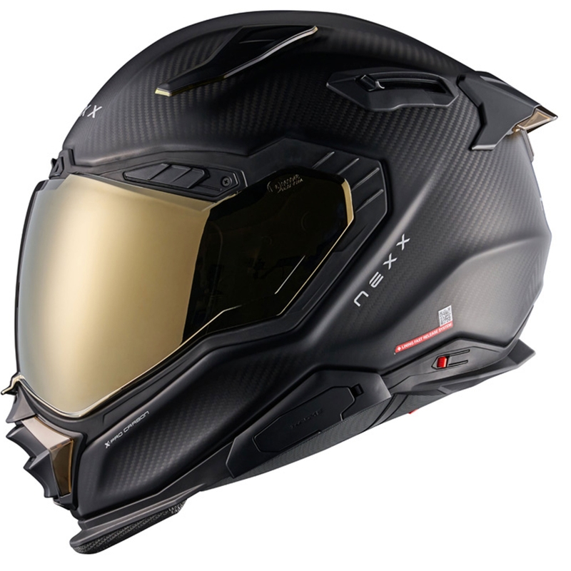 Nexx X.WST3 Zero PRO Carbon zárt motoros bukósisak matt arany