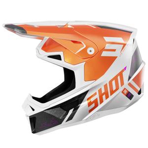 Shot Lite Ultra motokrossz sisak gyöngyházfényű narancssárga