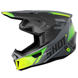 Shot Lite Ultra motokrossz sisak matt fluo sárga