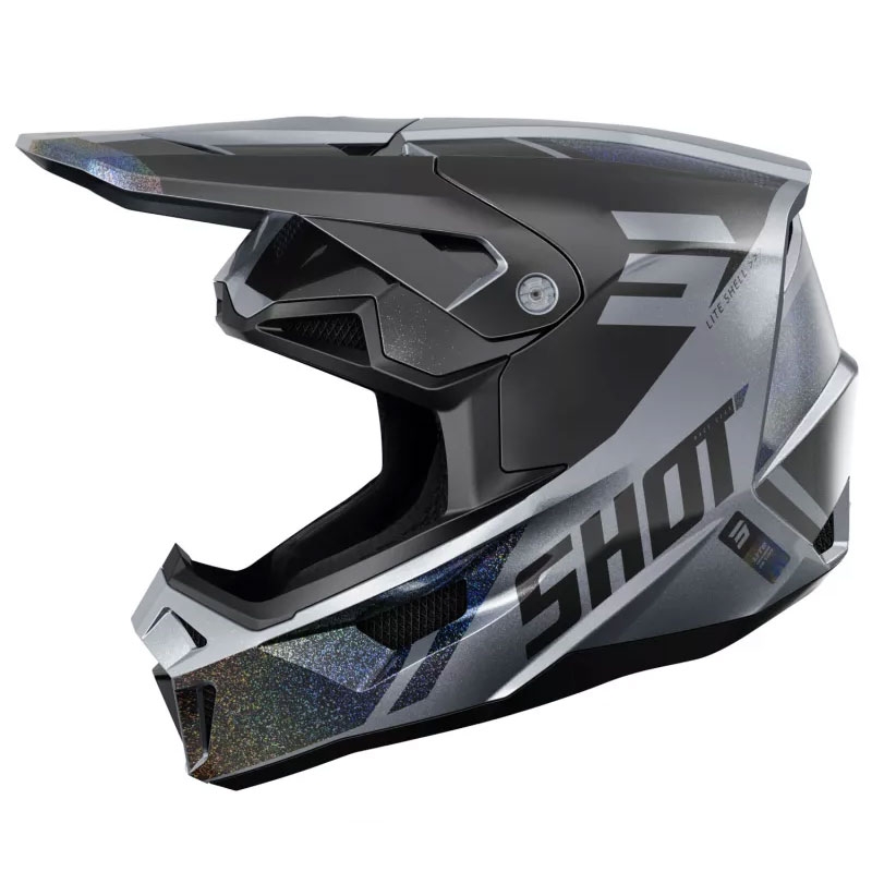 Shot Lite Ultra motokrossz sisak matt holografikus