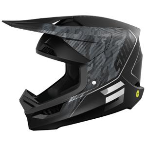 Shot Camo Tactic motokrossz sisak matt fekete-szürke