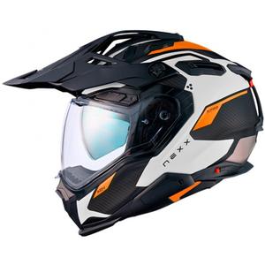 Nexx X.WED3 Keyo Enduro bukósisak fehér-narancs