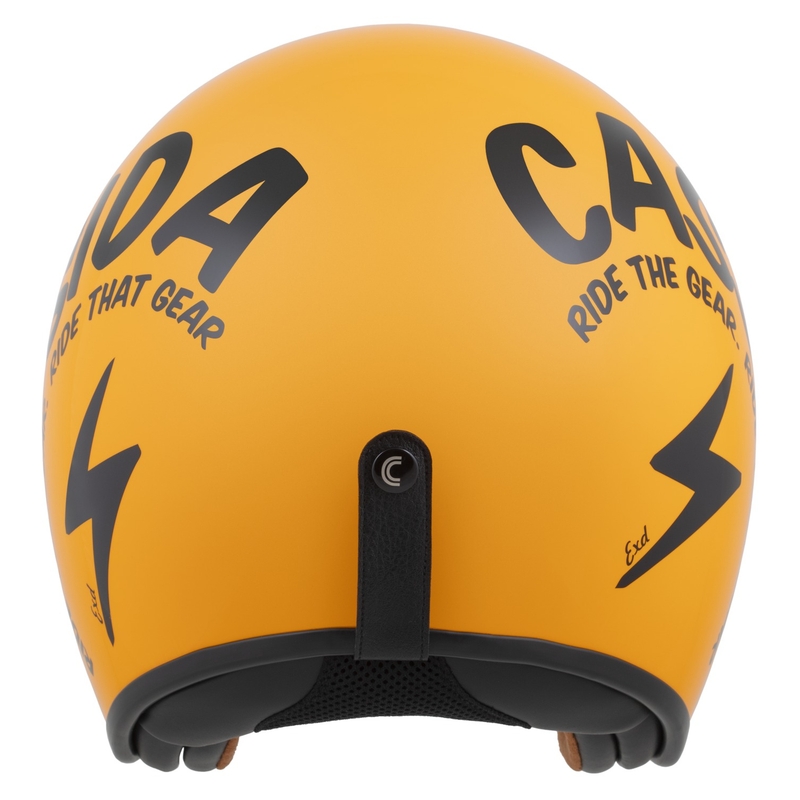 Cassida Oxygen 2.0 Gear nyitott motoros bukósisak sárga-fekete