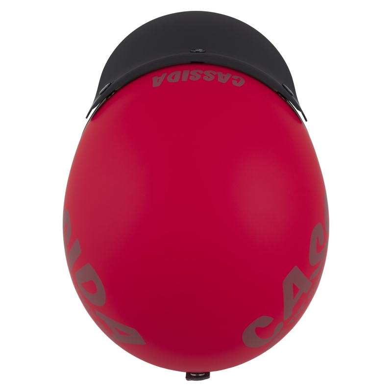 Cassida Oxygen 2.0 Gear nyitott motoros bukósisak matt piros-sötétpiros