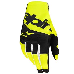 Alpinestars Techstar 2025 motokrossz kesztyű fekete-fluo sárga