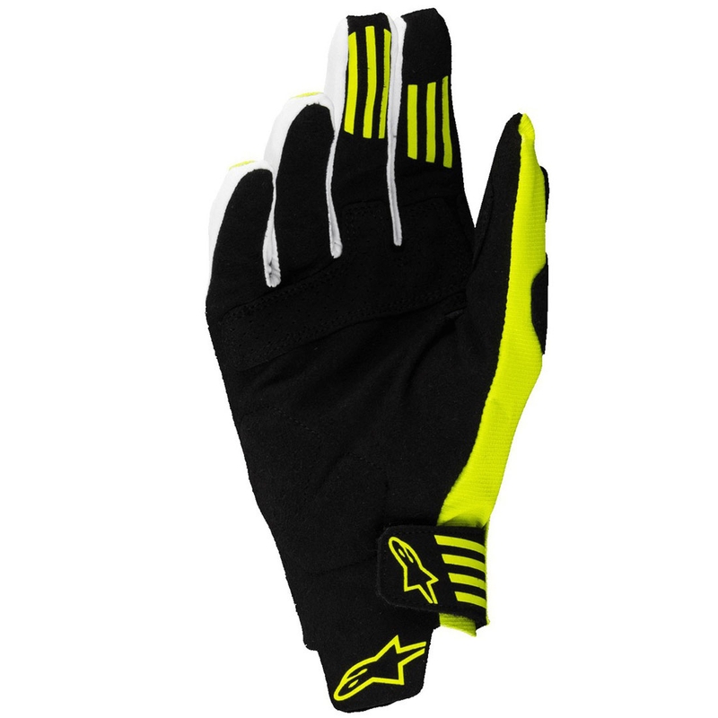 Alpinestars Techstar motokrossz kesztyű fekete-fluo sárga