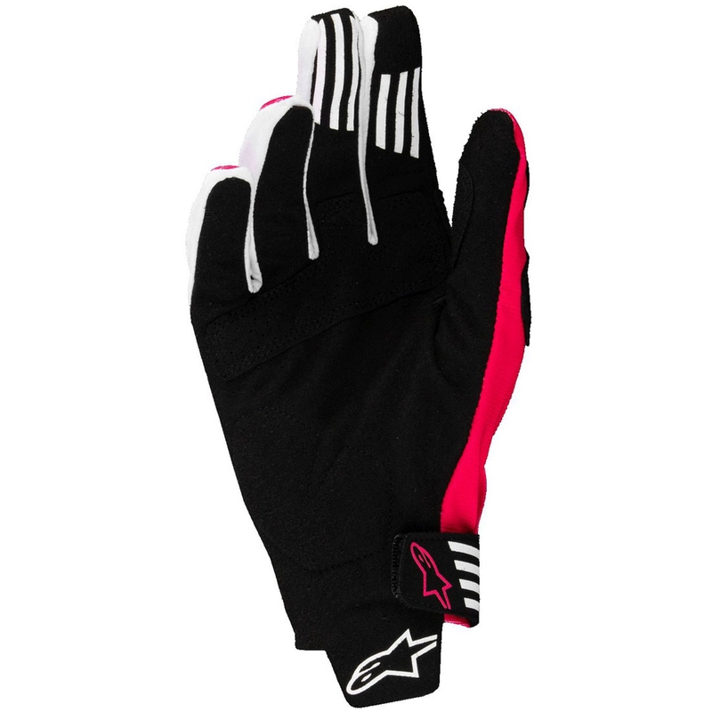 Alpinestars Techstar motokrossz kesztyű fekete-fluo rózsaszín