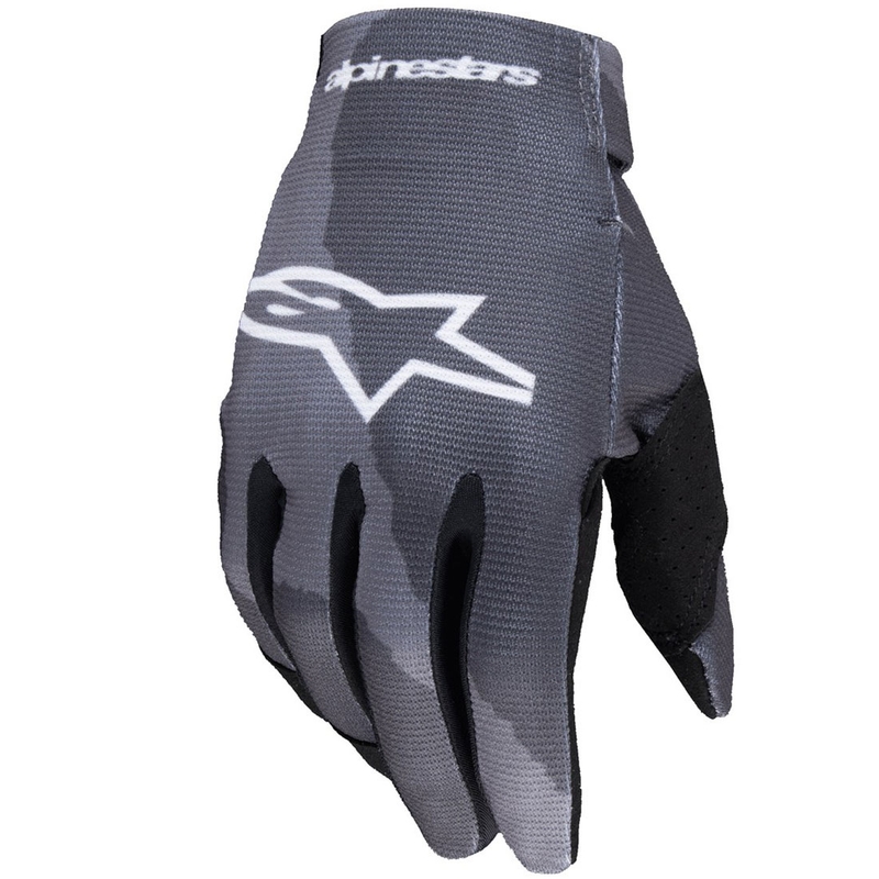 Alpinestars Radar 2025 gyerek motoros kesztyű terepmintás szürke-fekete