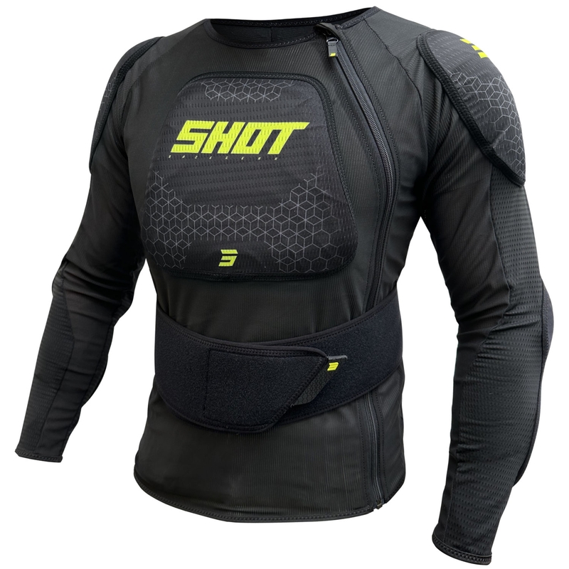 Shot Airlight testprotektor fekete-fluo sárga