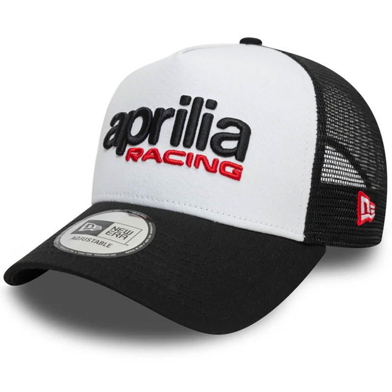 Aprilia Trucker siltes sapka fehér-fekete