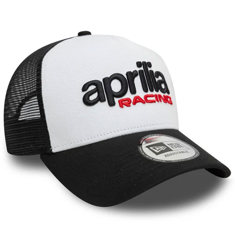 Aprilia Trucker siltes sapka fehér-fekete