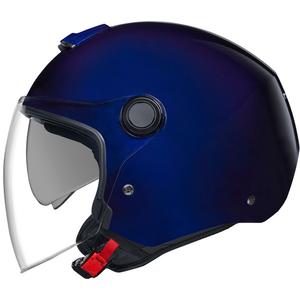 NEXX Y.10 Plain nyitott motoros bukósisak kék