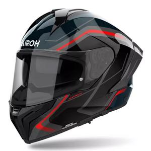 Airoh MATRYX Wide zárt motoros bukósisak fekete-szürke-piros