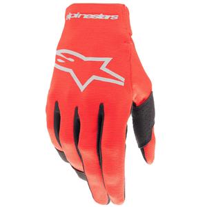 Alpinestars Radar 2024 gyerek motokrossz kesztyű piros-ezüst