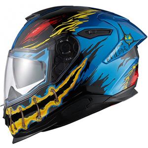 Nexx Y.100R Night Rider zárt motoros bukósisak kék