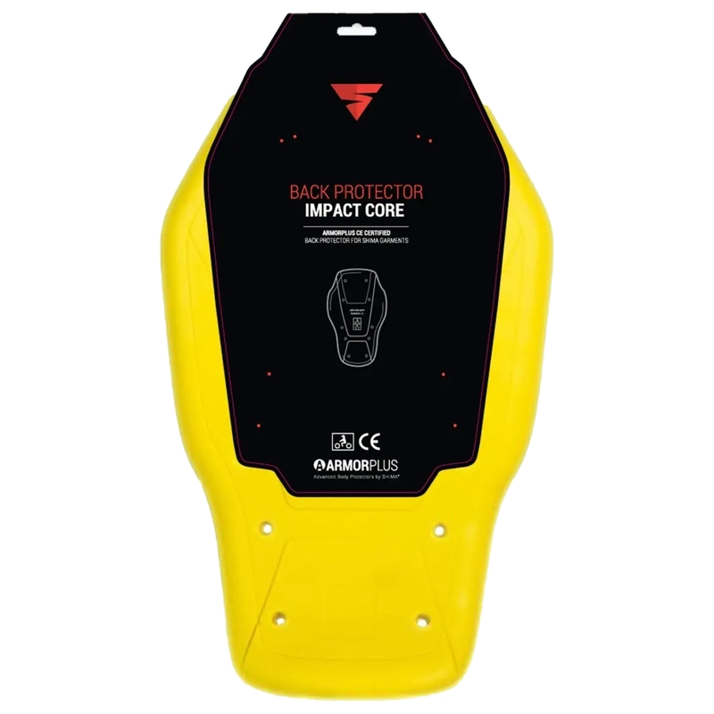 Shima Impact Core B-M Pro gerincprotektor sárga