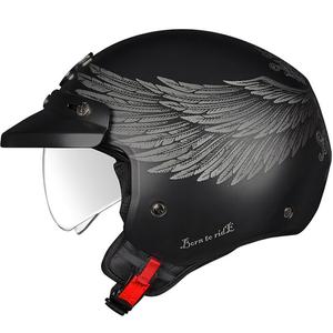 NEXX Y.10 EAGLE RIDER nyitott motoros bukósisak fekete-szürke kiárusítás