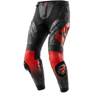 Rebelhorn Inferno motoros bőrnadrág fekete-fluo piros