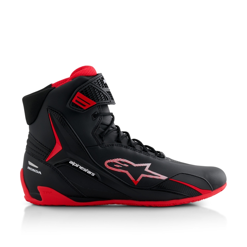 Alpinestars Faster-4 HONDA kollekció motoros cipő fekete-piros