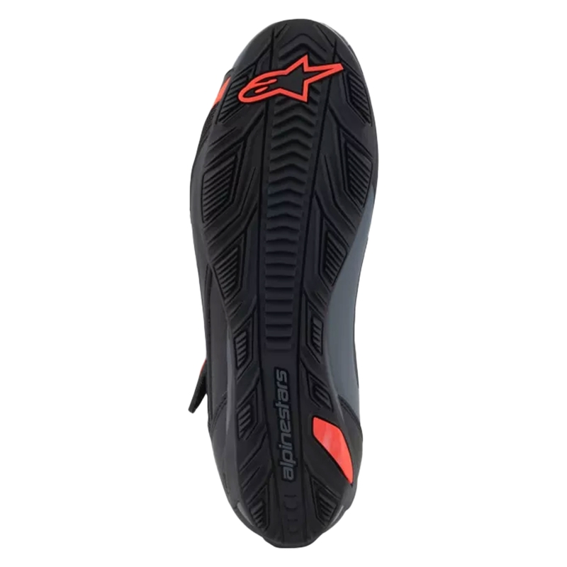 Alpinestars Faster-4 motoros cipő fekete-szürke-fluo piros