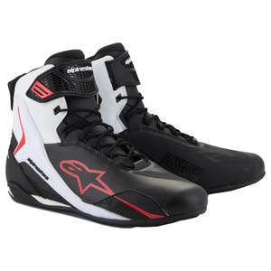 Alpinestars Faster-4 motoros cipő fekete-fehér-piros