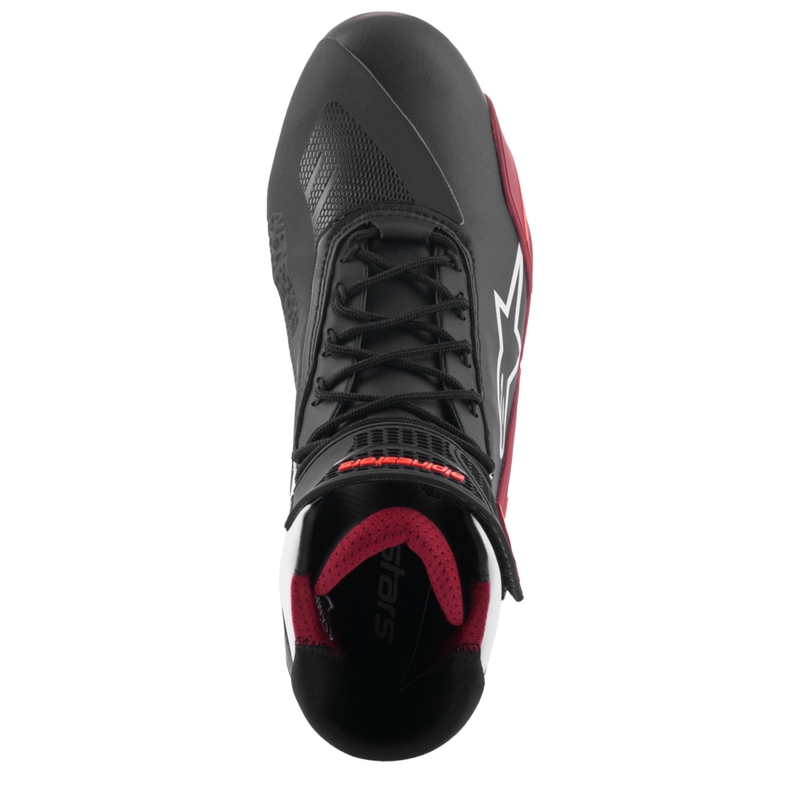 Alpinestars Faster-4 motoros cipő fekete-fehér-sötétpiros