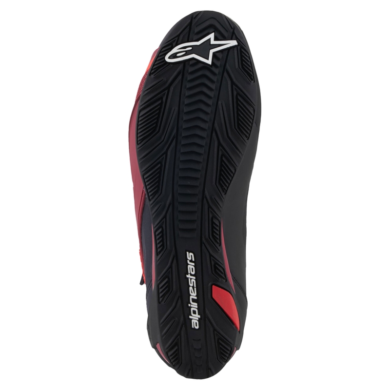 Alpinestars Faster-4 motoros cipő fekete-fehér-sötétpiros
