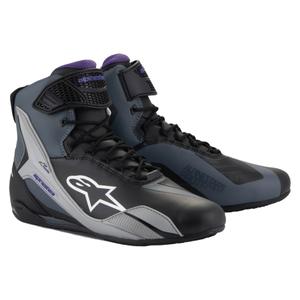 Alpinestars Stella Faster-4 női motoros cipő fekete-szürke-lila