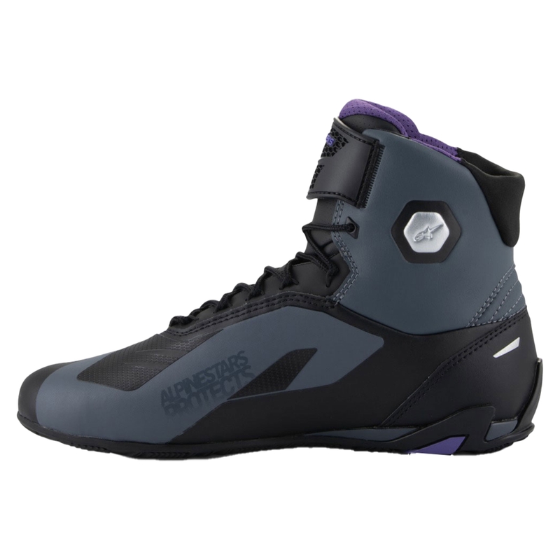 Alpinestars Stella Faster-4 női motoros cipő fekete-szürke-lila