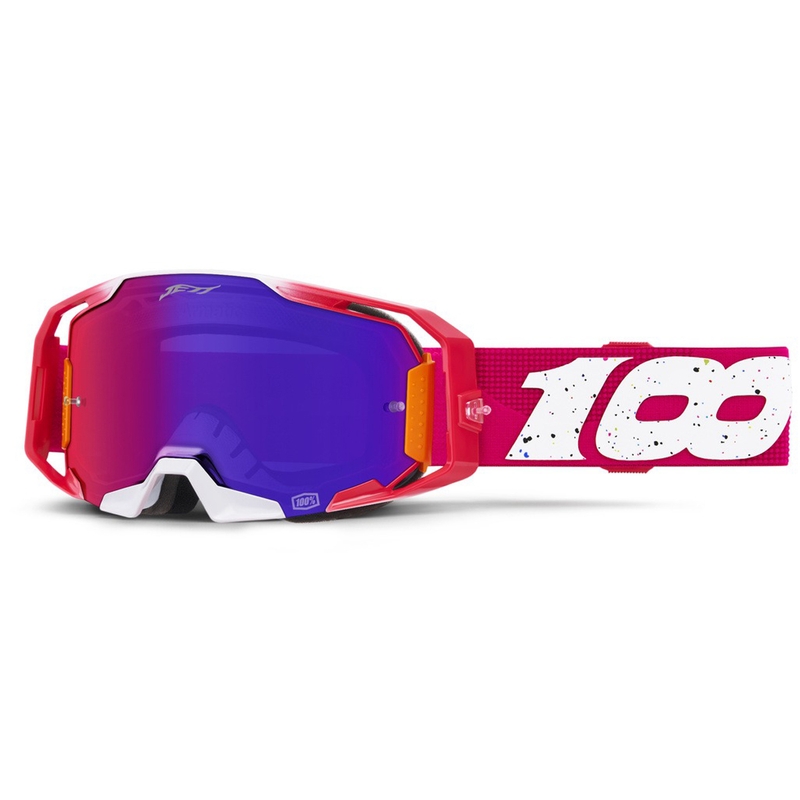 100% ARmatic Jett Lawrence LE motocross szemüveg szett rózsaszín-kék