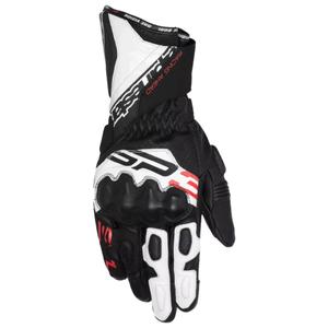 Alpinestars SP-3 motoros kesztyű fekete-fehér-fluo piros