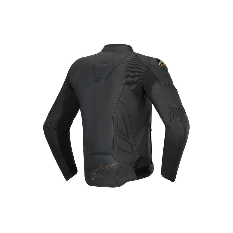 Alpinestars Dusk motoros bőrkabát fekete-arany