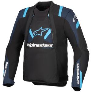 Alpinestars T-Stunt Air motoros kabát fekete-kék-világoskék