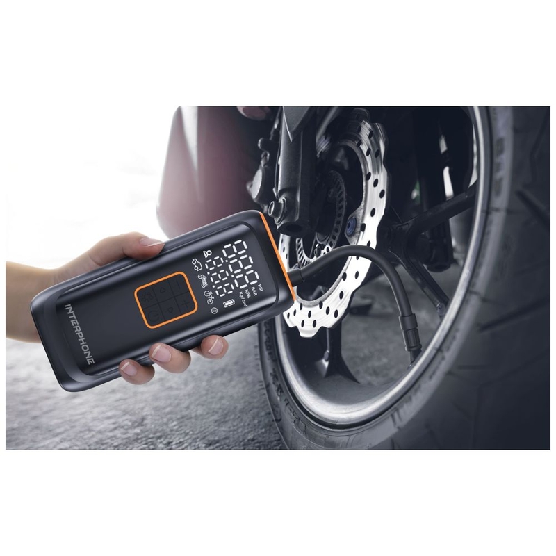 Interphone intelligens AKU kompresszor fekete