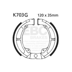 Fékpofák - készlet EBC K703G bordázott Rugókkal együtt kiárusítás