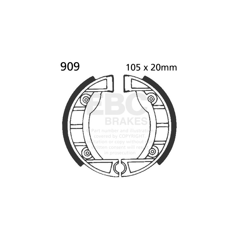 Fékpofák - készlet EBC