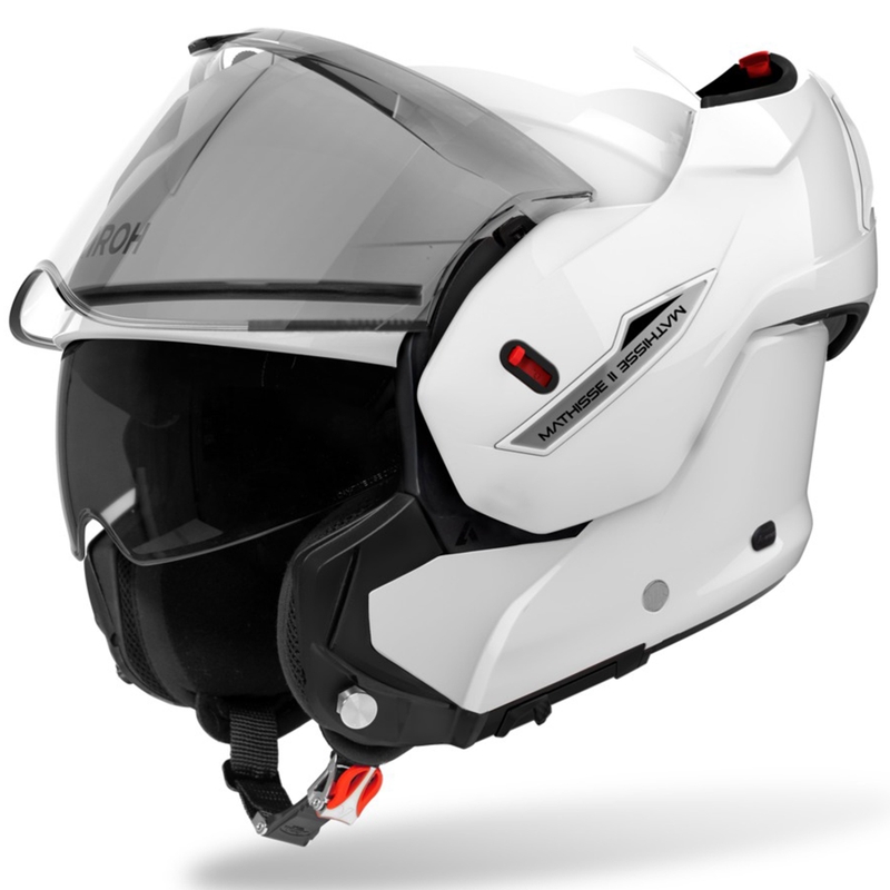 Airoh Mathisse 2 Color hátrahajtható állú motoros bukósisak fehér
