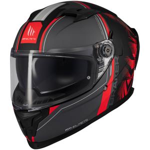 MT Braker SV Charm zárt motoros bukósisak matt fekete-piros