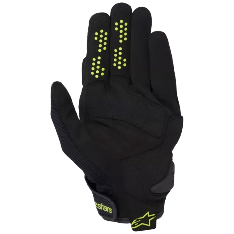 Alpinestars Chrome V2 motoros kesztyű sötét khaki-fekete-sárga