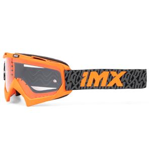 iMX Mud motocross szemüveg narancssárga-szürke, átlátszó plexivel