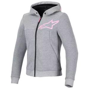 Alpinestars Stella Chrome V2 Sport női motoros pulóver szürke-rózsaszín